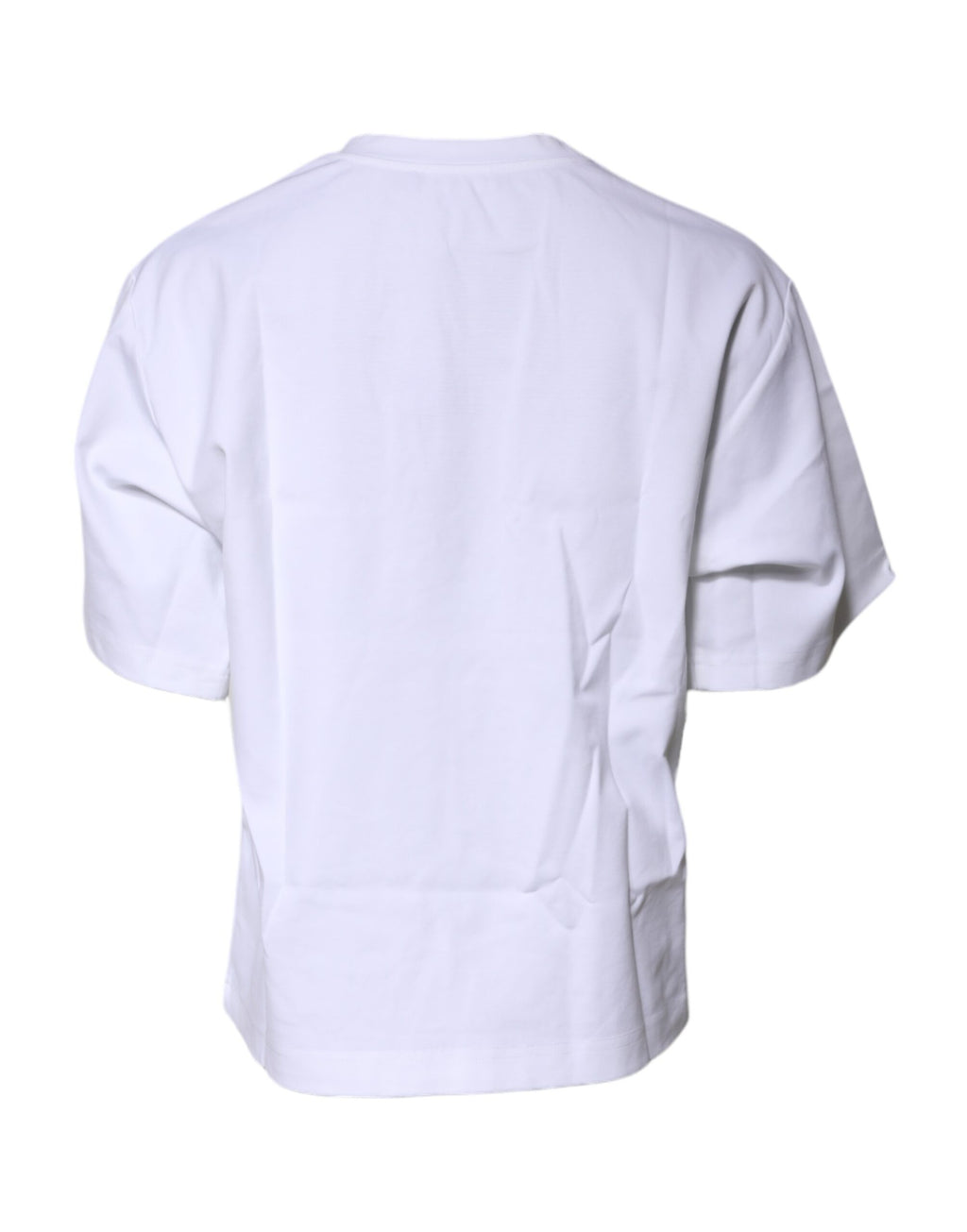 Dolce & Gabbana Weißes Bellissima-T-Shirt mit Rundhalsausschnitt aus Baumwolle