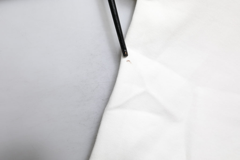 Dolce & Gabbana Weißes Blusentop aus Baumwollmischung mit 3/4 Ärmeln