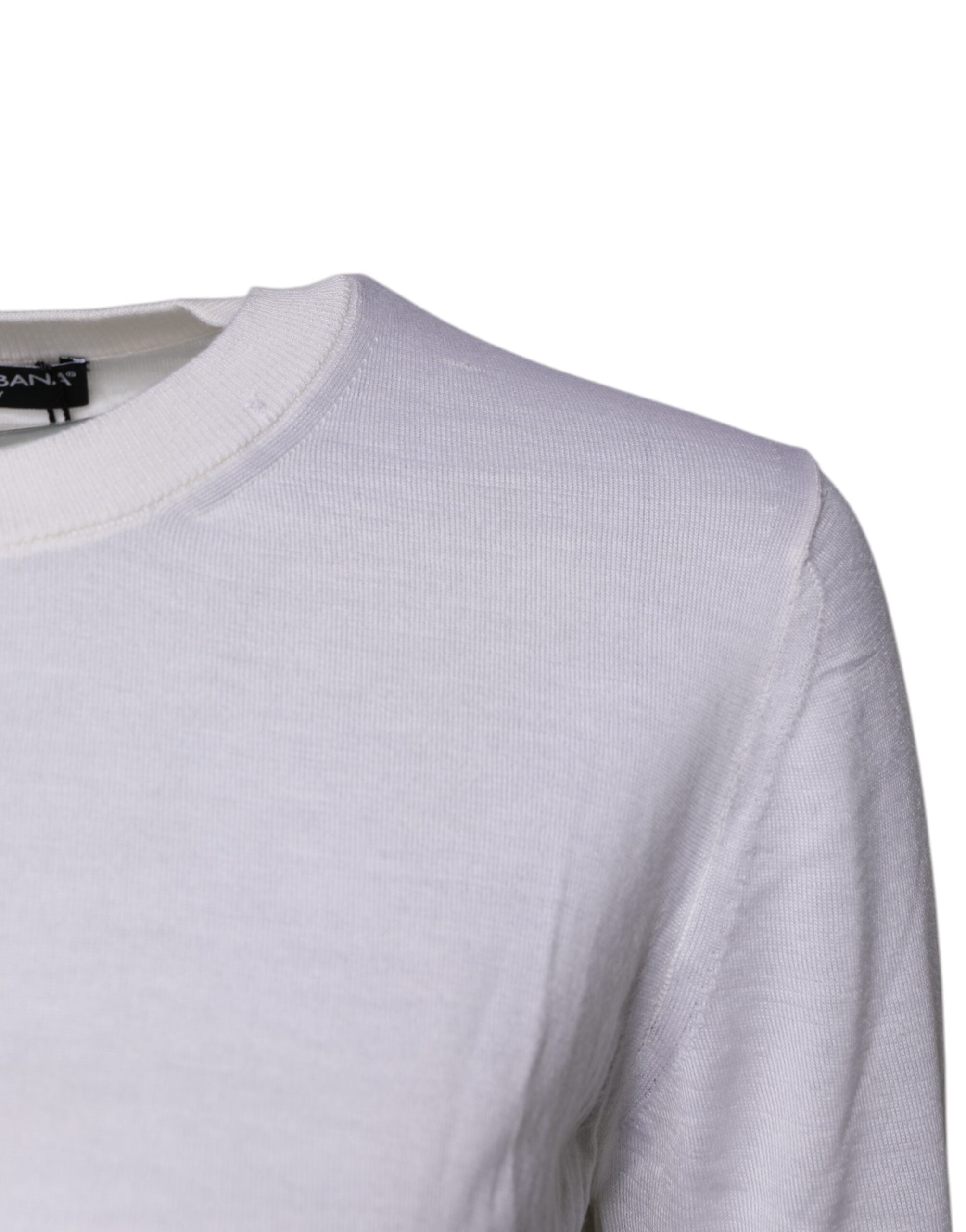 Dolce & Gabbana Cremefarbener Kaschmir-Strickpullover mit Cropped Cardigan