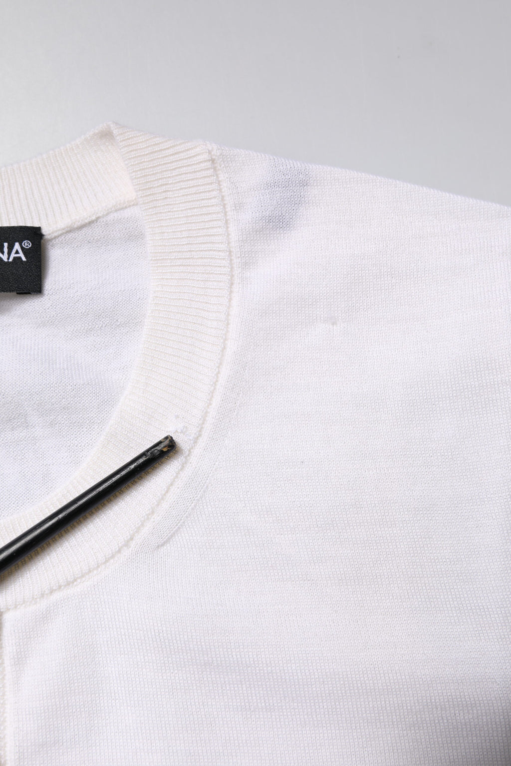 Dolce & Gabbana Cremefarbener Kaschmir-Strickpullover mit Cropped Cardigan