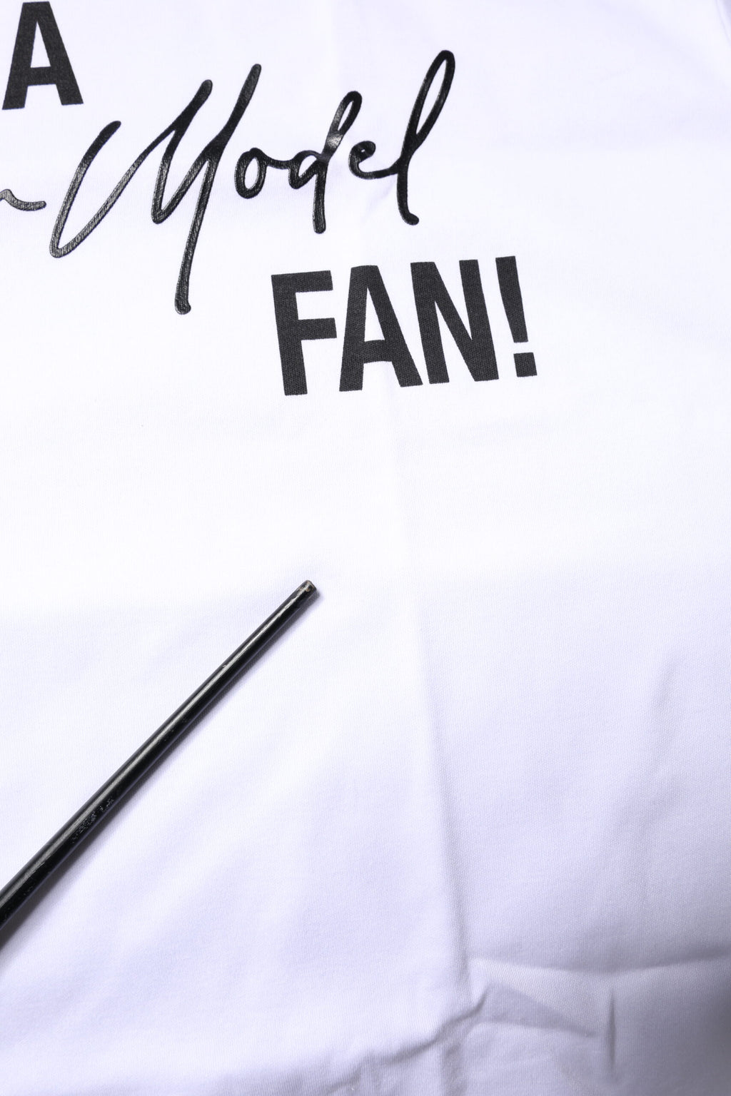 Dolce & Gabbana Weißes bedrucktes Baumwoll-T-Shirt mit Rundhalsausschnitt