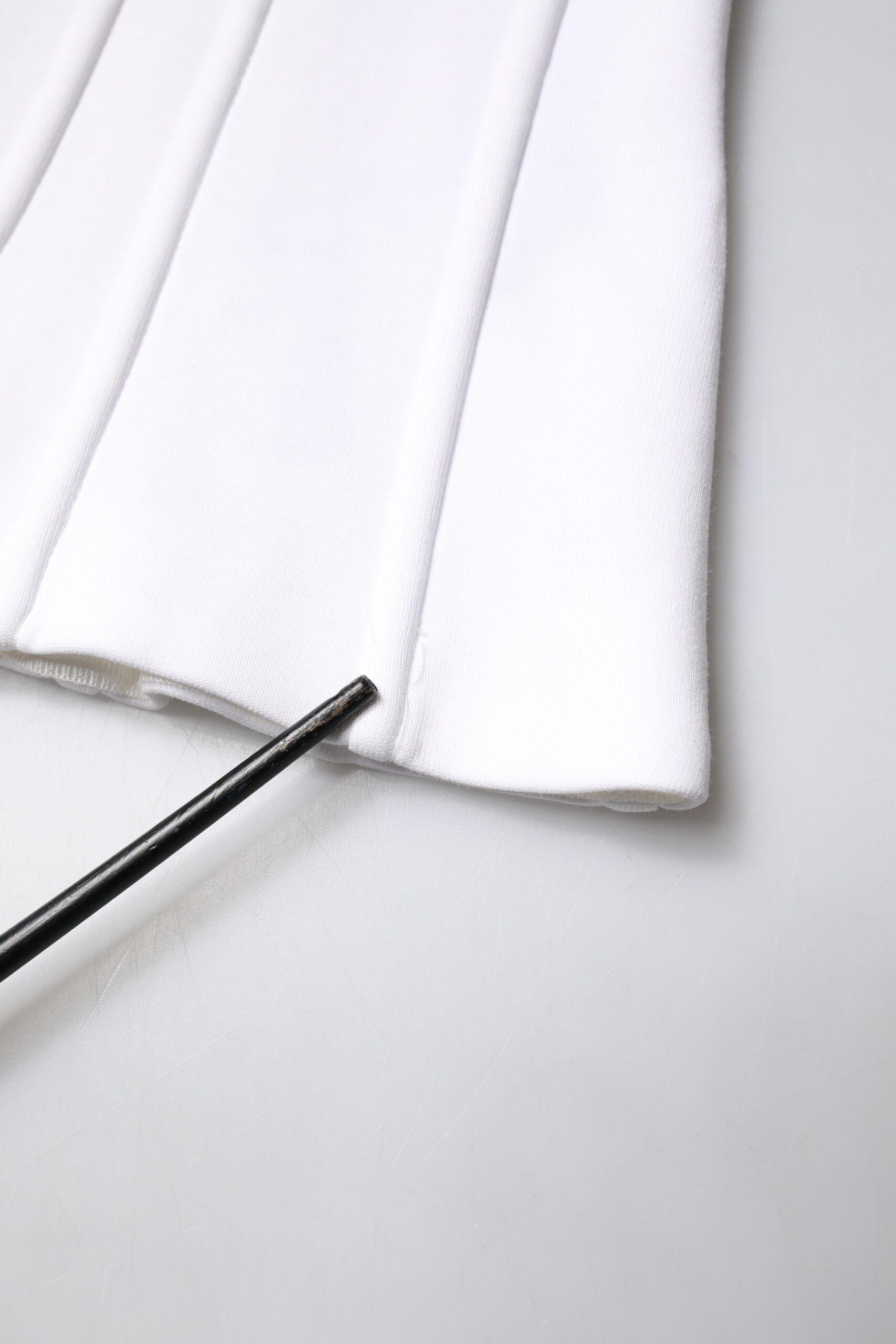 Dolce & Gabbana Weißes Blusentop aus Baumwollmischung mit 3/4 Ärmeln