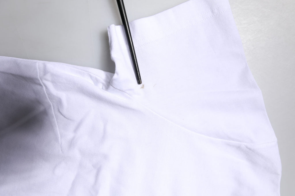 Dolce & Gabbana Weißes bedrucktes Baumwoll-T-Shirt mit Rundhalsausschnitt