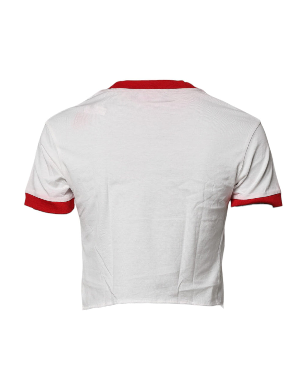 Dolce & Gabbana Weißes bedrucktes Rundhals-T-Shirt