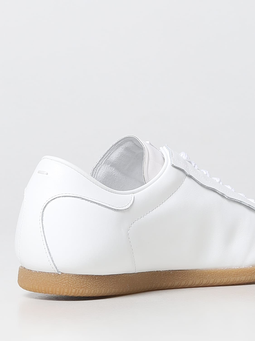 Maison Margiela Niedrige, federleichte Sneakers aus Leder und Wildleder