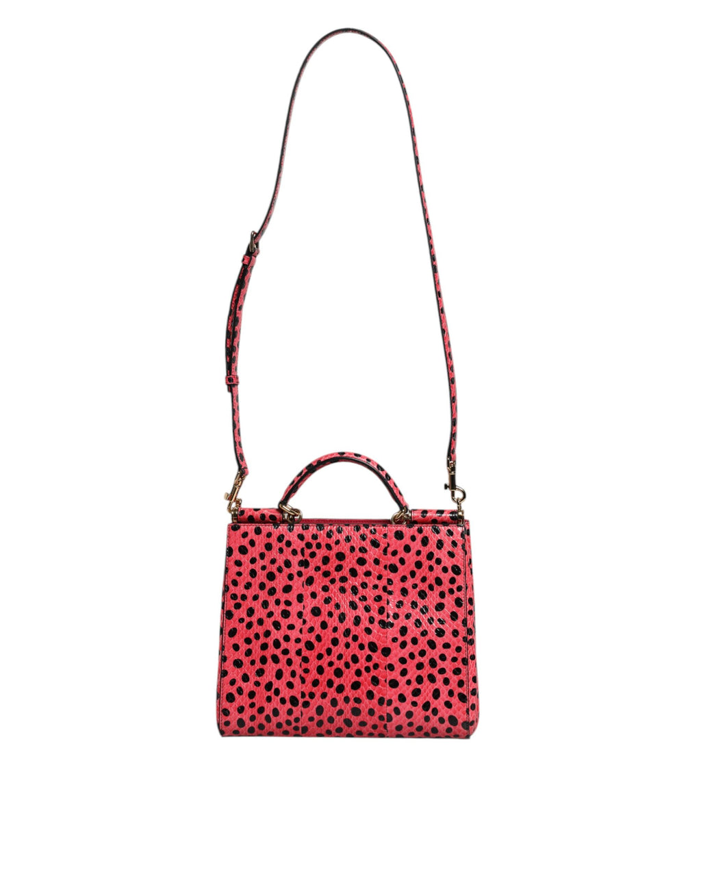 Dolce & Gabbana Pinke Exotic Leather Top Handle Tote Crossbody Tasche