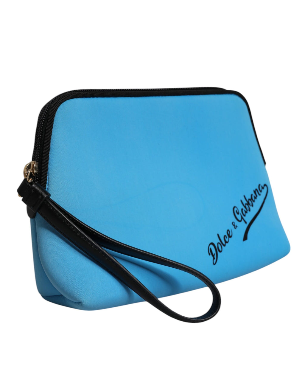 Dolce & Gabbana Blaue DG Logo Print Clutch Zip Borse Pouch Tasche