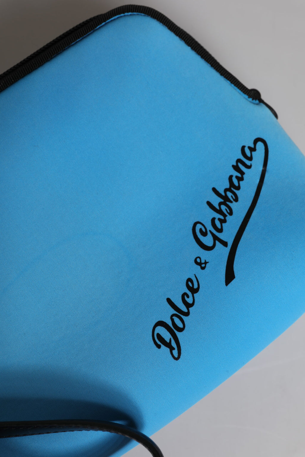 Dolce & Gabbana Blaue DG Logo Print Clutch Zip Borse Pouch Tasche