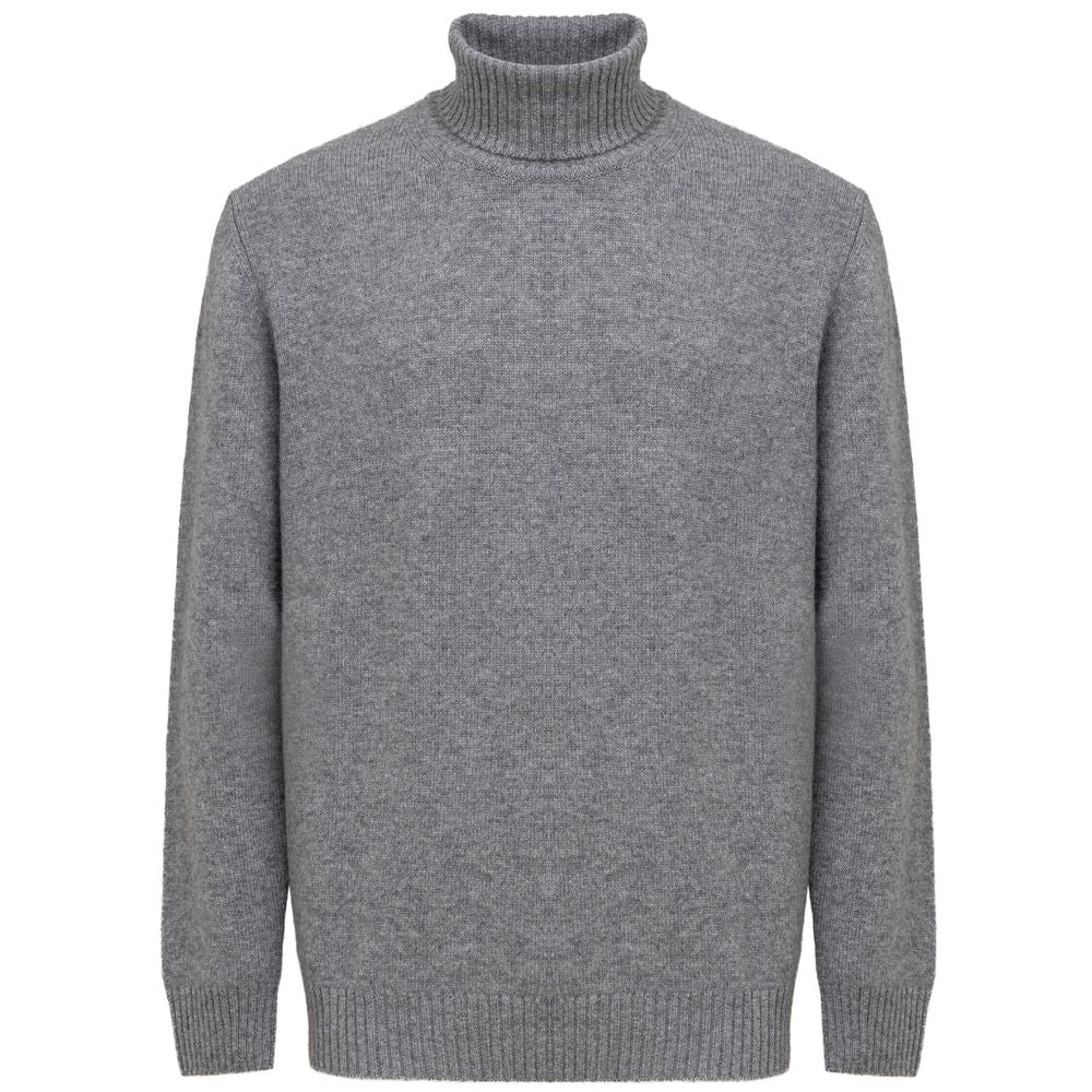 Cruciani Grauer Kaschmir-Rollkragenpullover