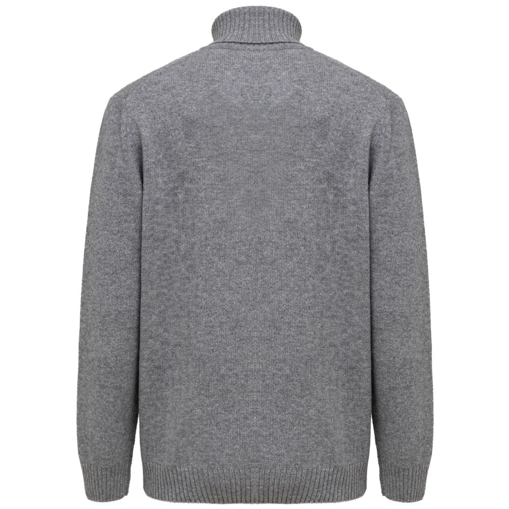 Cruciani Grauer Kaschmir-Rollkragenpullover