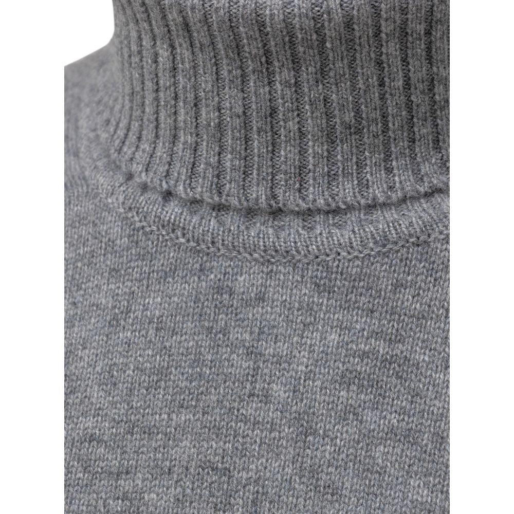 Cruciani Grauer Kaschmir-Rollkragenpullover