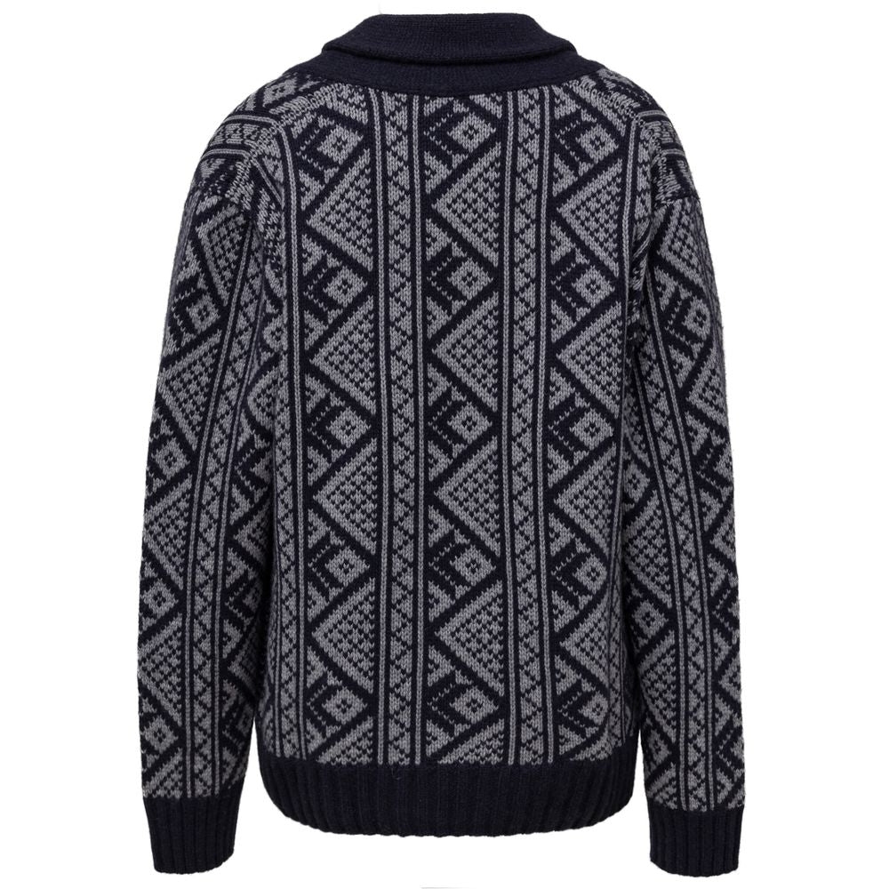 Cruciani Bicolor Kaschmir-Strickjacke