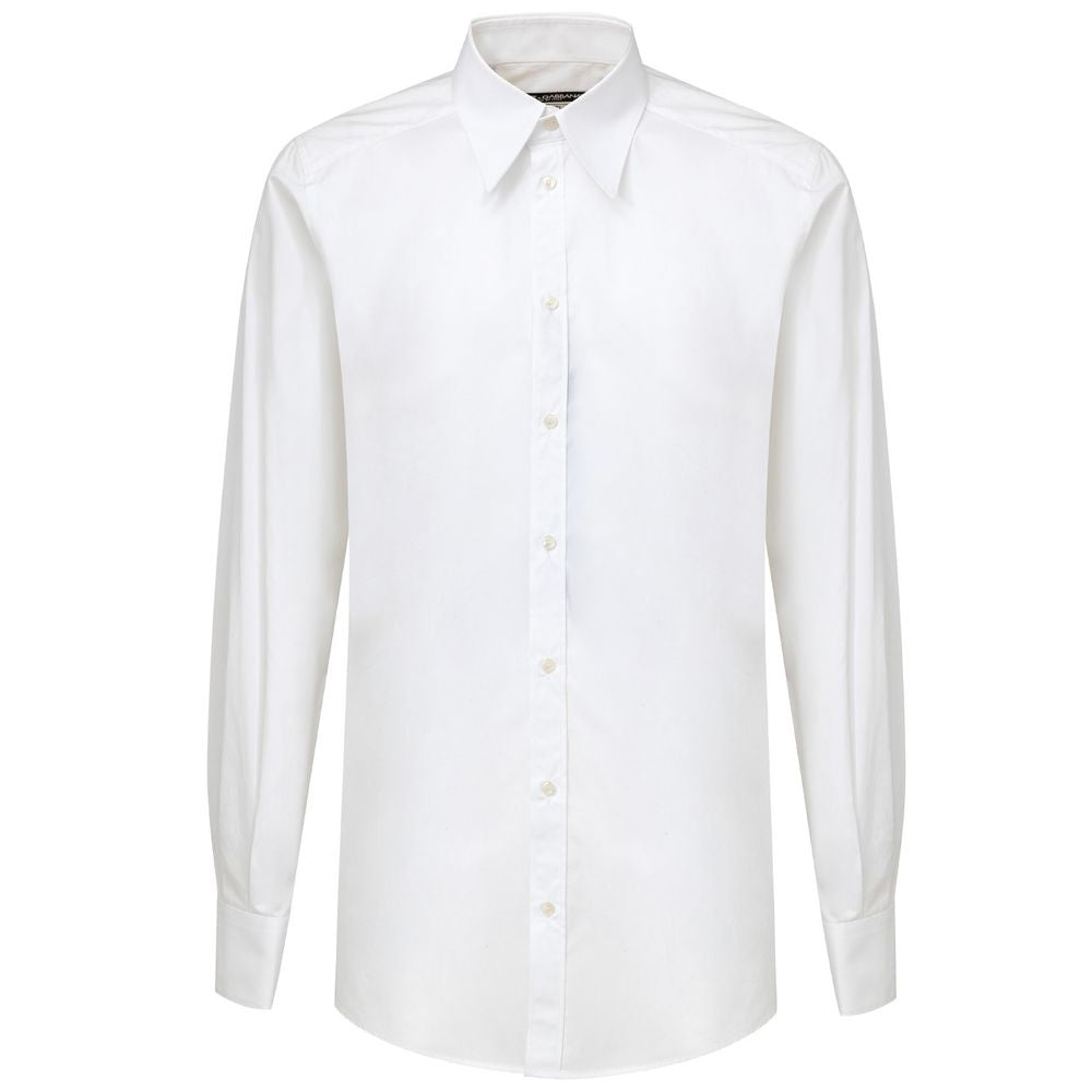 Dolce & Gabbana Weißes Baumwollhemd