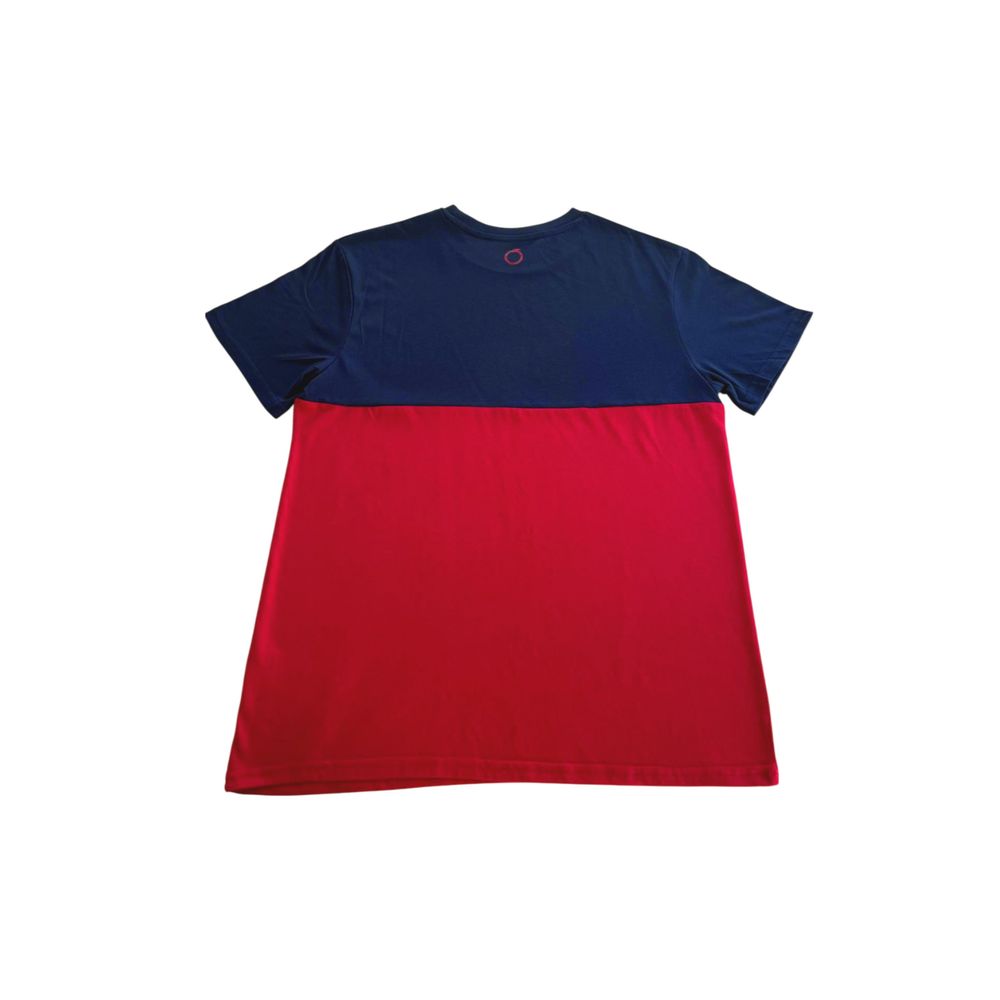 Trussardi Beachwear Rotes Baumwolle Männer T-Shirt