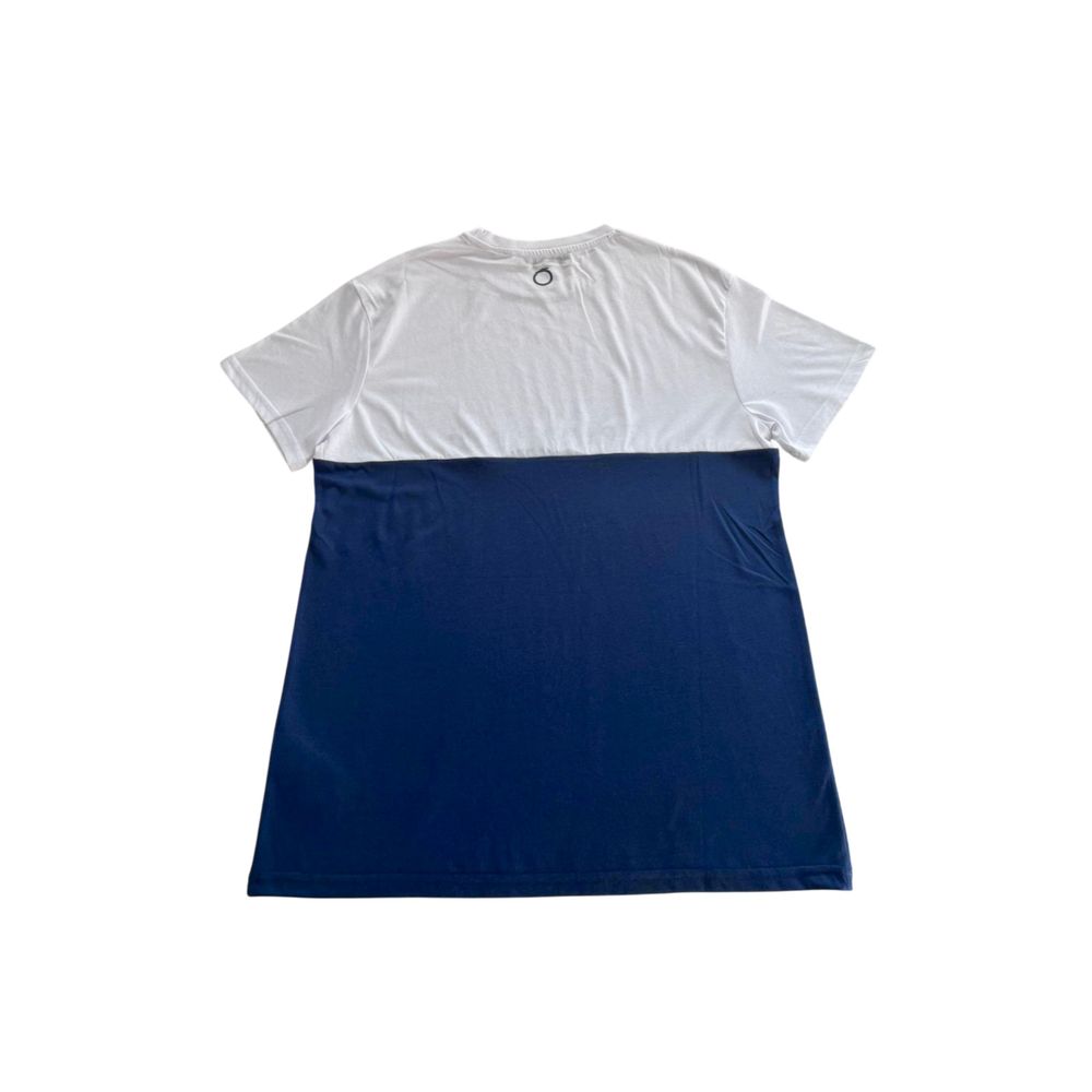 Trussardi Beachwear Blau Baumwolle Männer T-Shirt