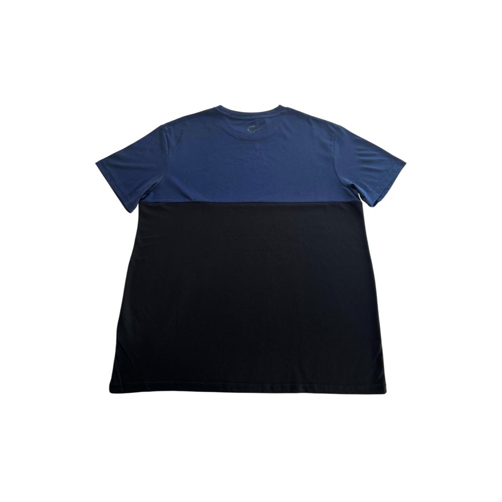 Trussardi Beachwear Blau Baumwolle Männer T-Shirt