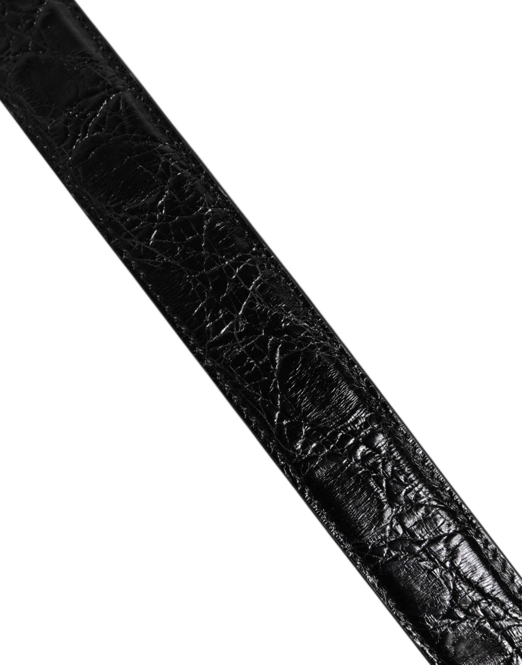 Dolce & Gabbana Zwart Alligator Lederen Tas Schouderband