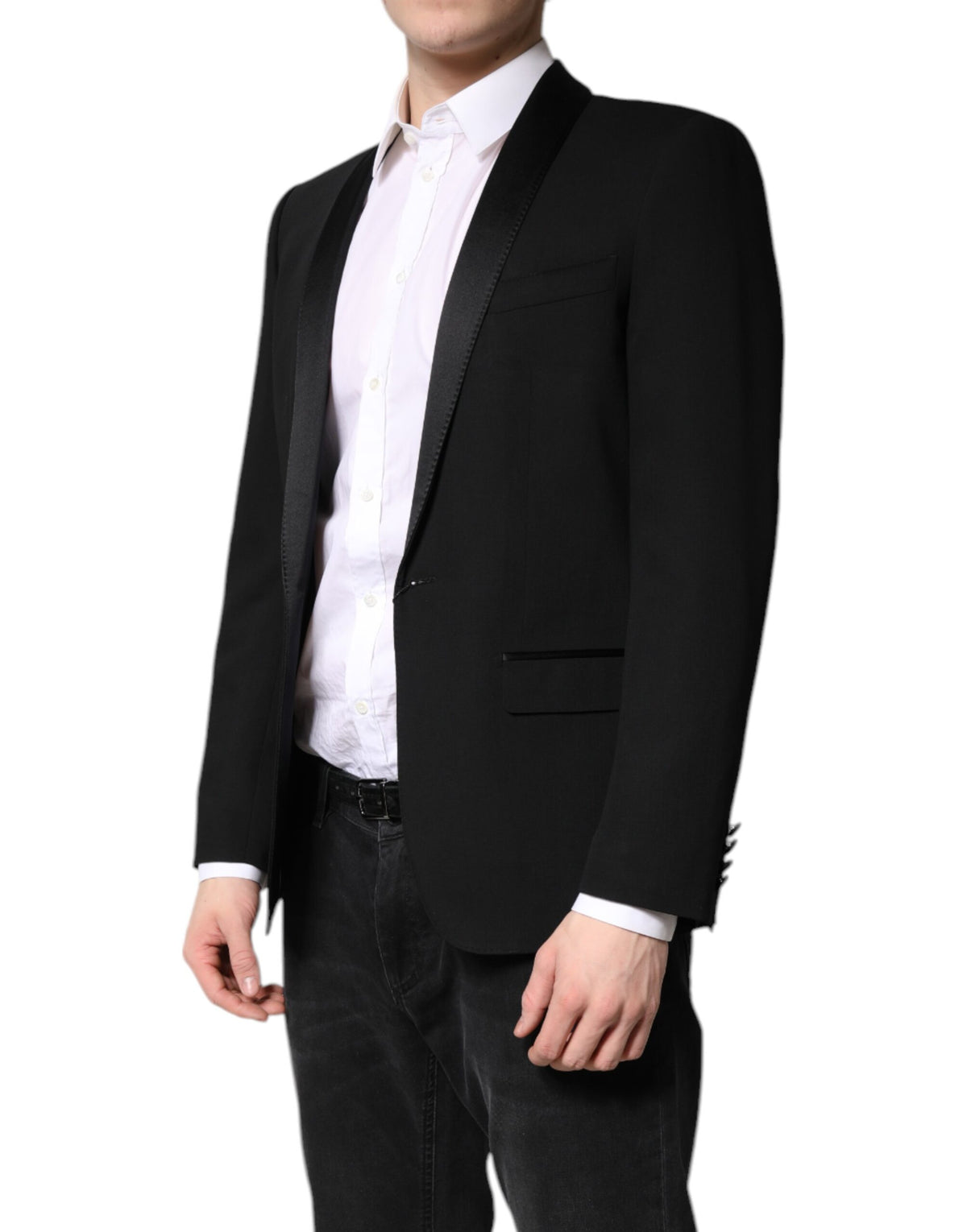 Dolce & Gabbana Zwarte Single Breasted Herenjas MARTINI Blazer
