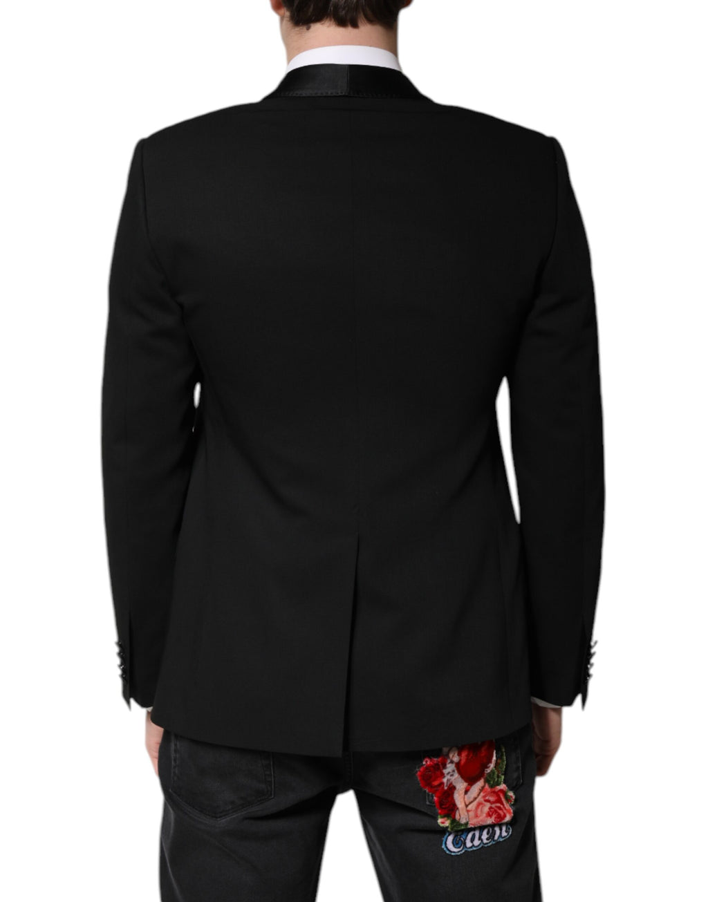 Dolce & Gabbana Zwarte Single Breasted Herenjas MARTINI Blazer