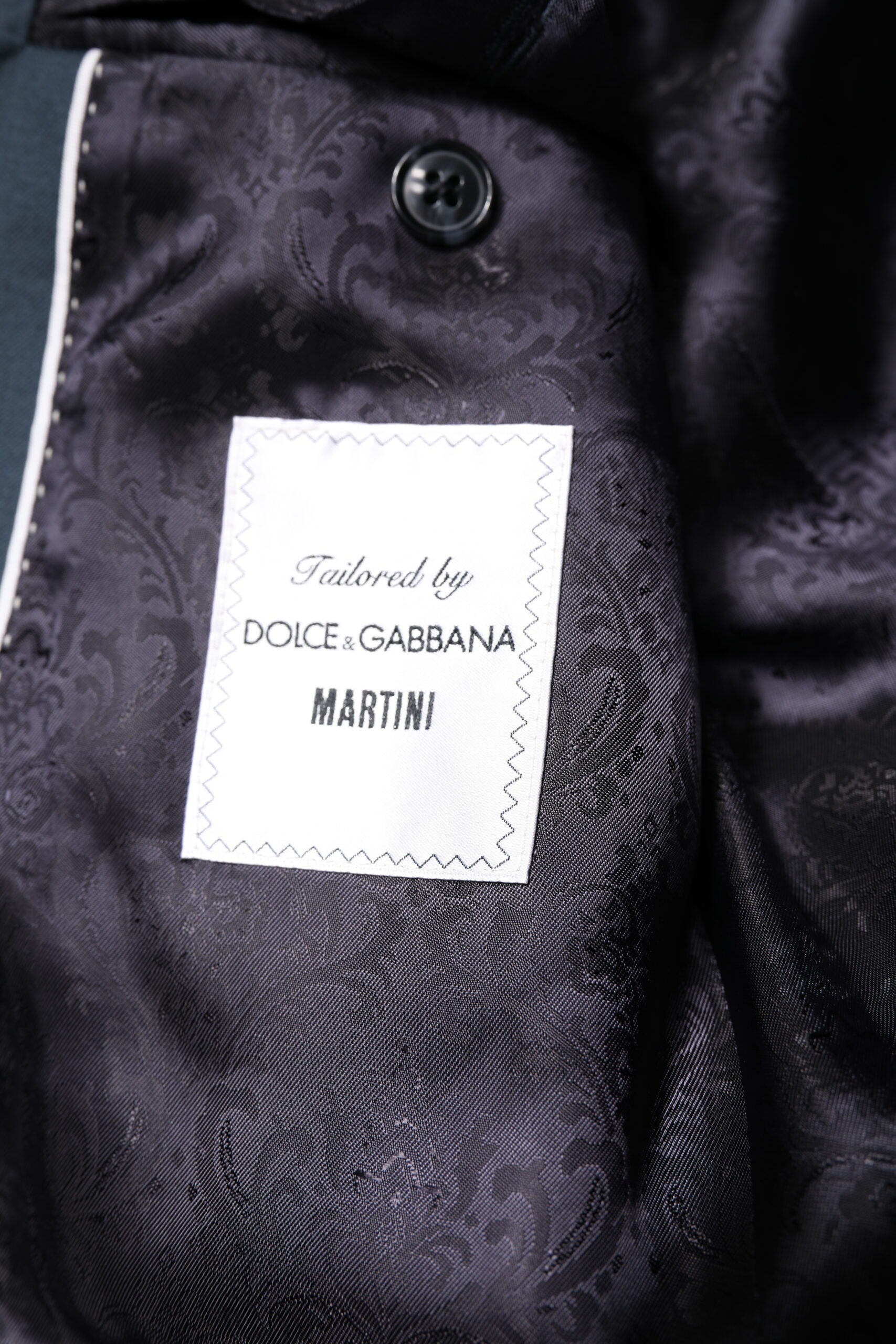 Dolce & Gabbana Blauer einreihiger Herrenmantel MARTINI Blazer