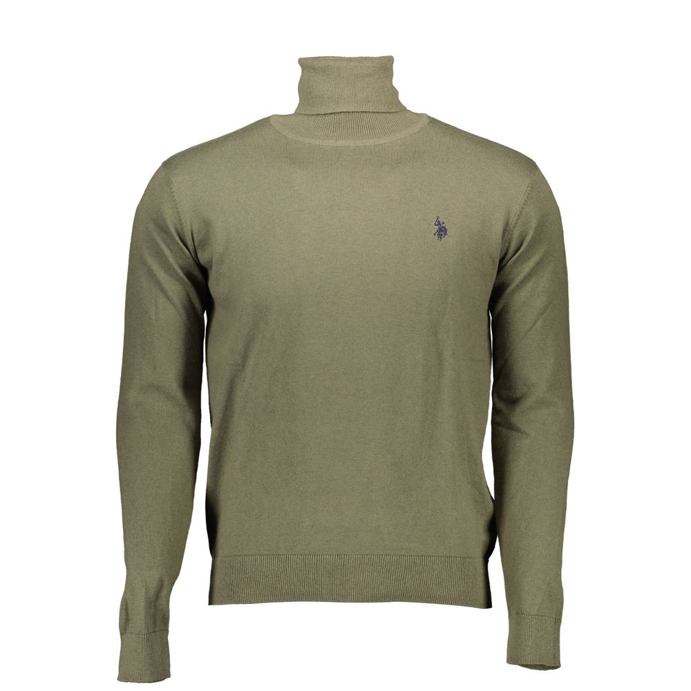 U.S. POLO ASSN. Grüner Baumwollpullover für Männer