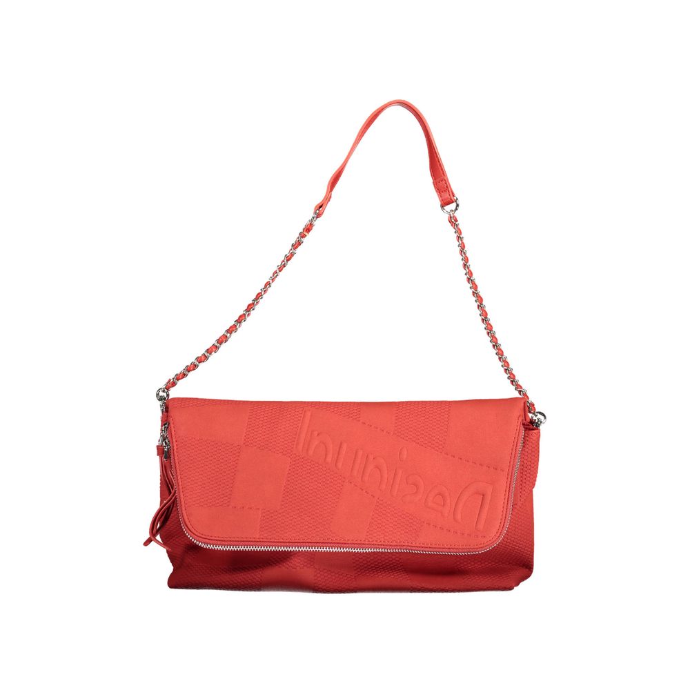 Desigual Rote Polyethylen Frauen Handtasche