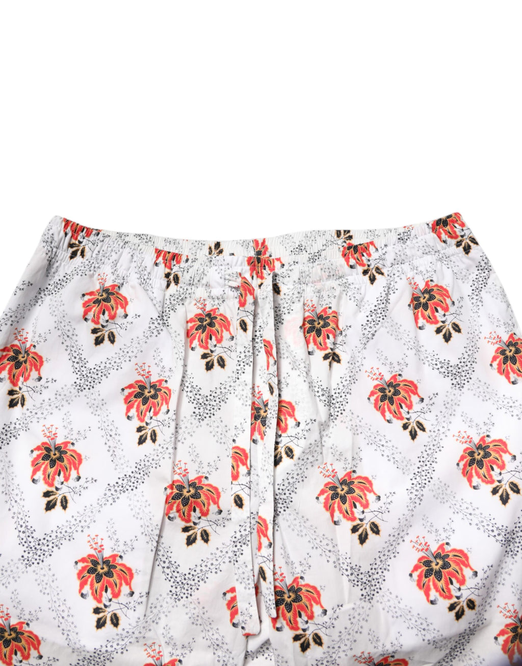 Dolce & Gabbana Multicolor Floral Print Baumwolle Pyjama Set Nachtwäsche