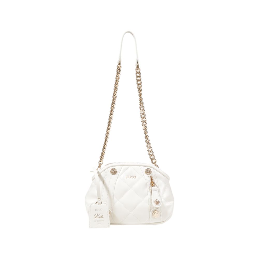 Liu Jo Cremefarbene Polyethylen-Handtasche