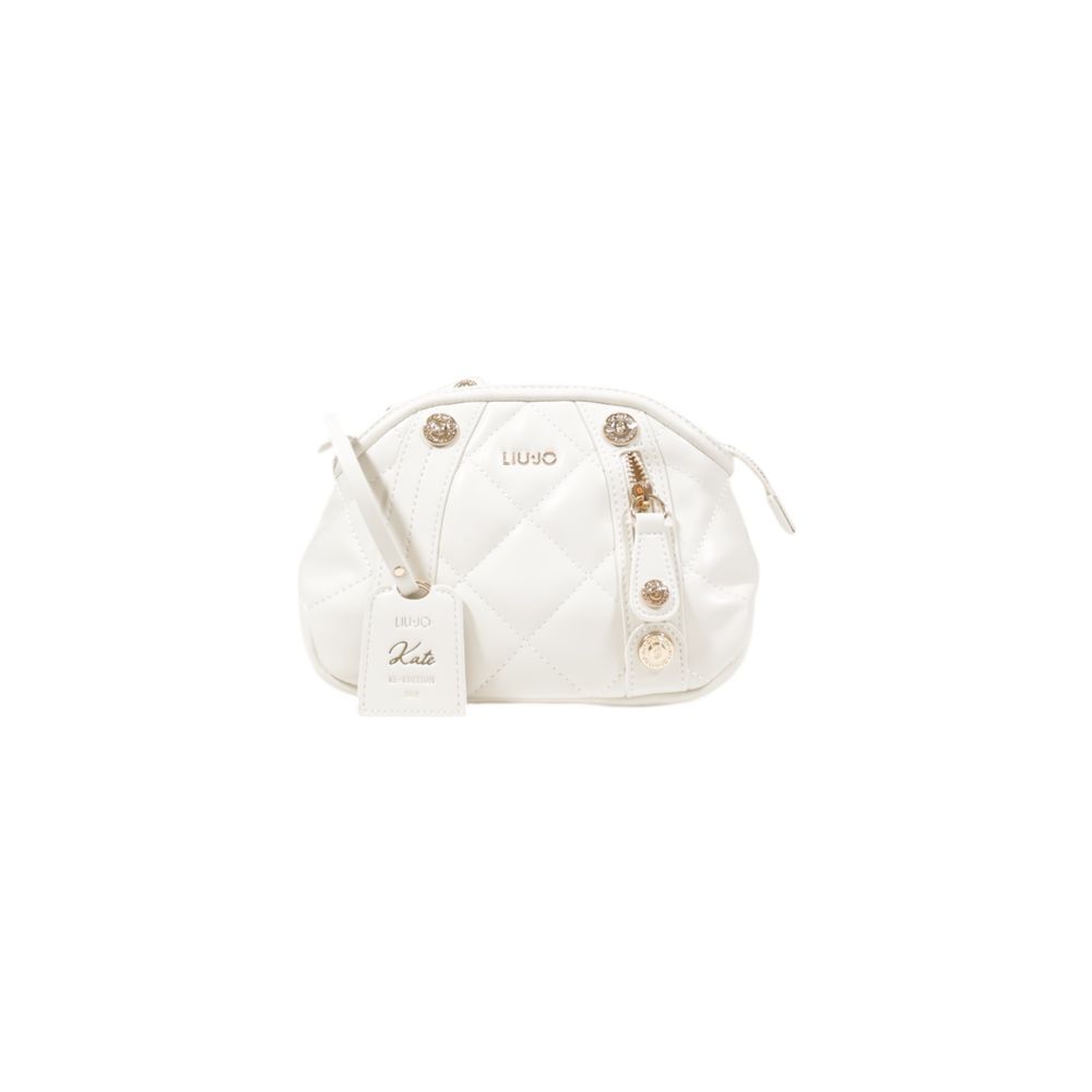 Liu Jo Cremefarbene Polyethylen-Handtasche