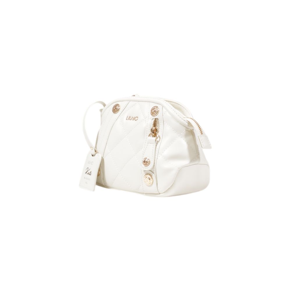 Liu Jo Cremefarbene Polyethylen-Handtasche