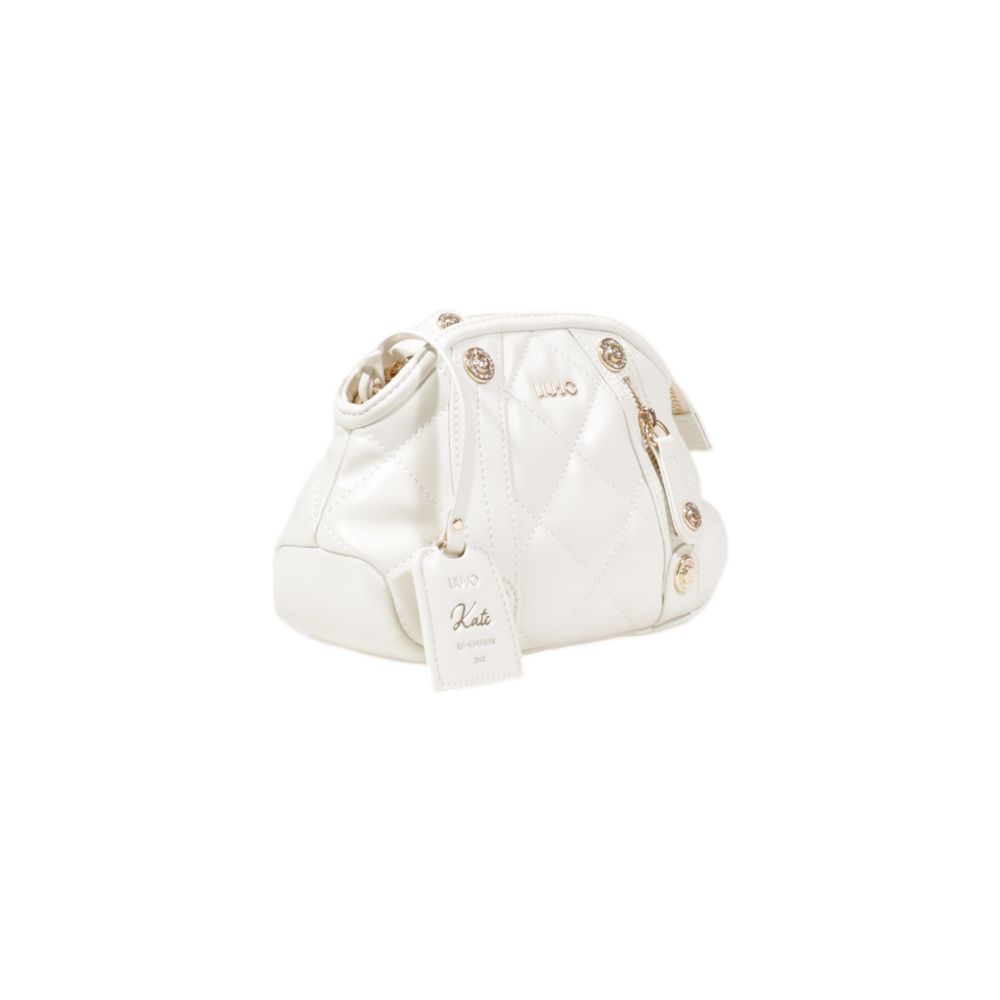 Liu Jo Cremefarbene Polyethylen-Handtasche