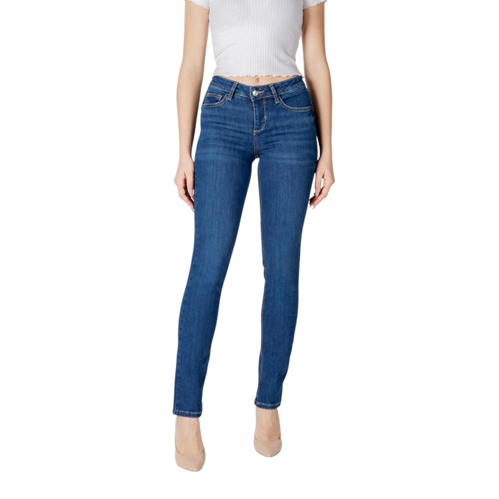 Liu Jo Blaue Mom-Jeans aus Baumwolle