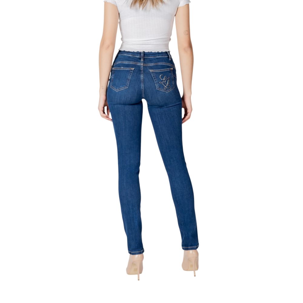 Liu Jo Blaue Mom-Jeans aus Baumwolle