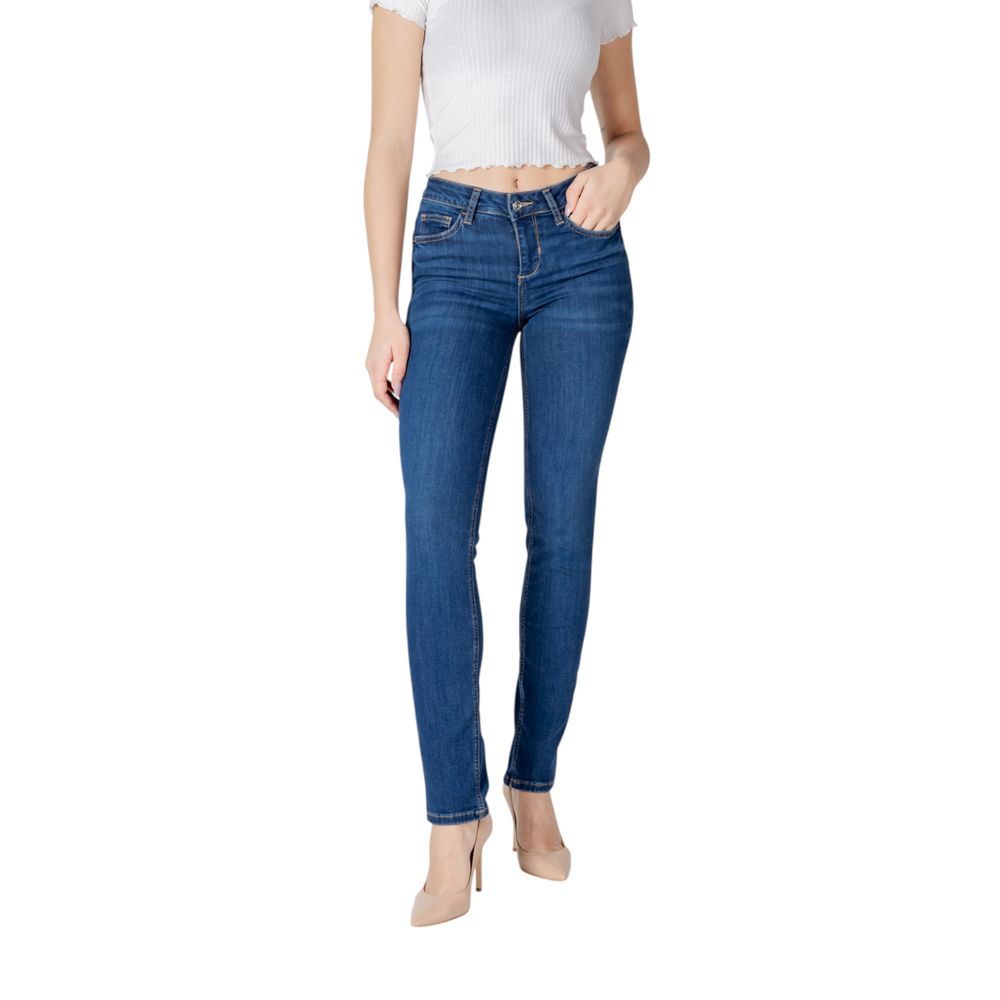 Liu Jo Blaue Mom-Jeans aus Baumwolle