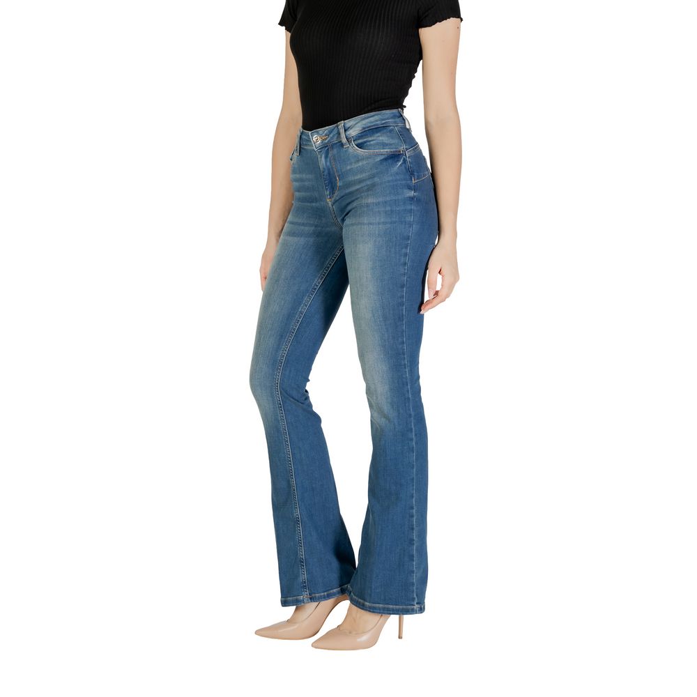 Liu Jo Blaue Bootcut-Jeans aus Baumwolle