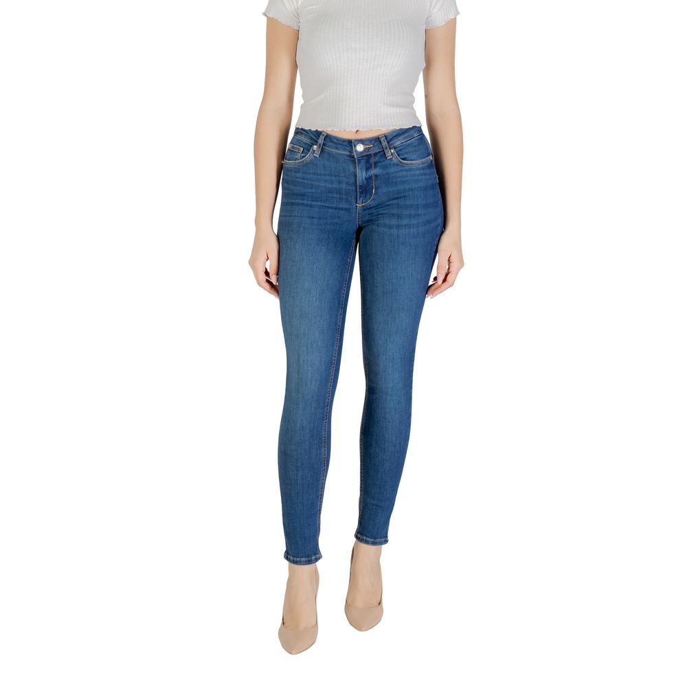 Liu Jo Blaue Baumwoll-Skinny-Jeans