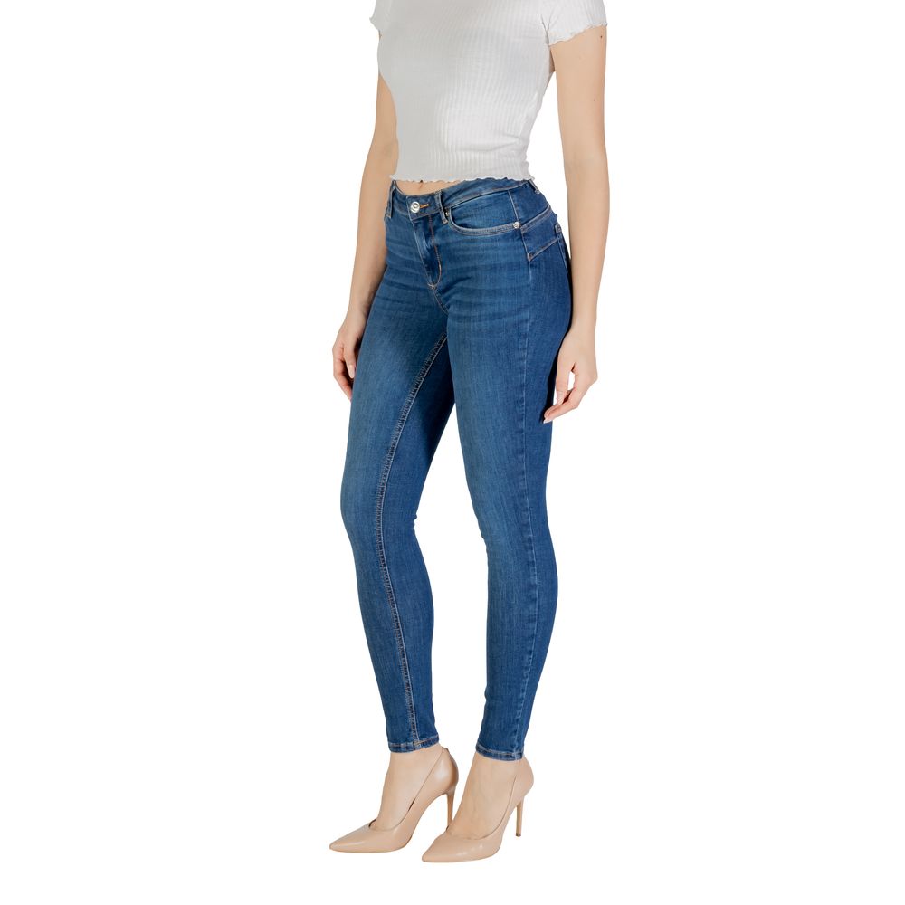 Liu Jo Blaue Baumwoll-Skinny-Jeans