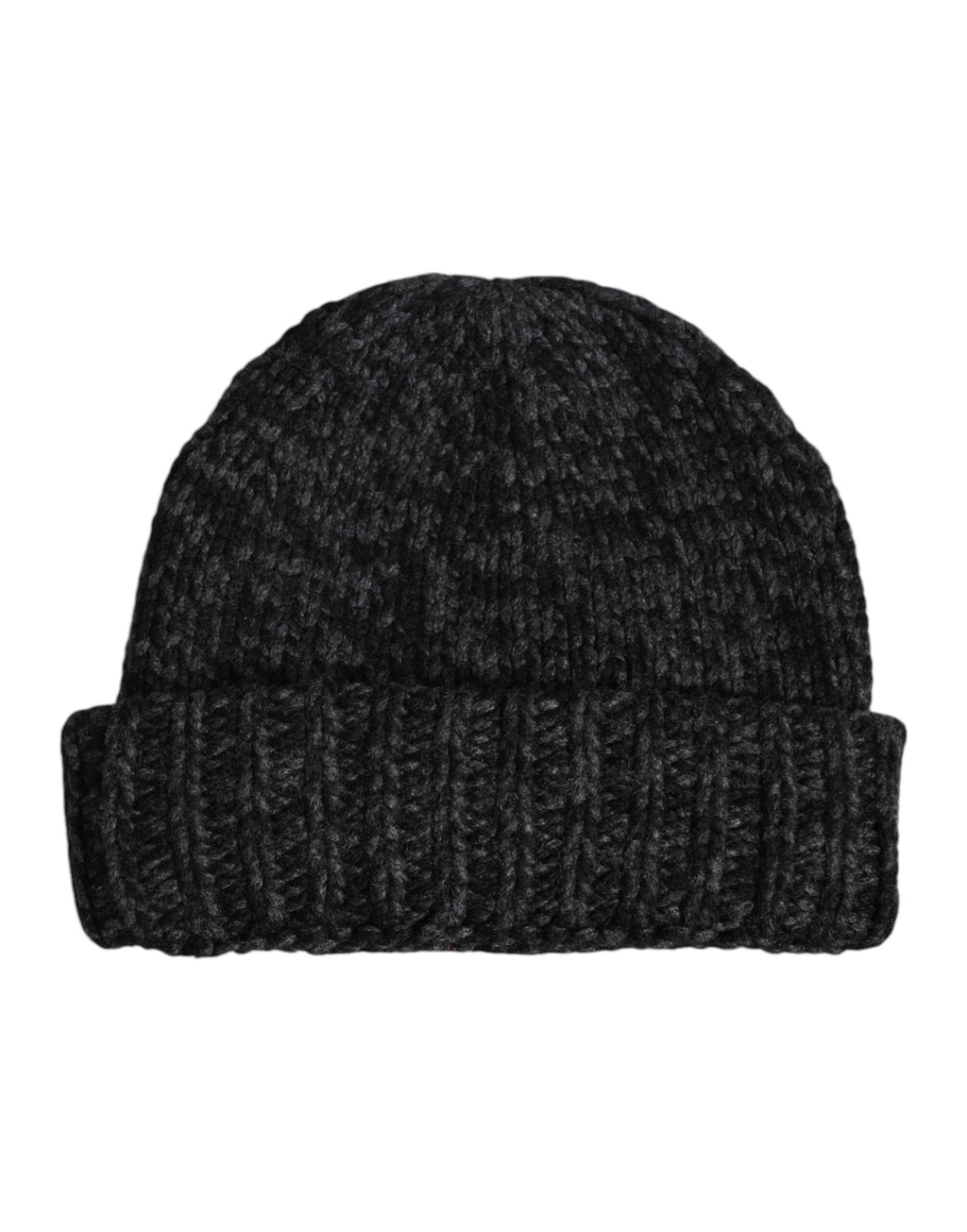 Dolce & Gabbana Graue Kaschmir-Strickmütze Winter Beanie