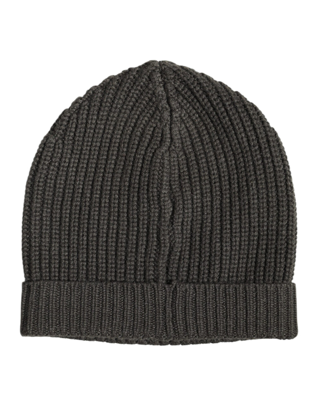Dolce & Gabbana Dunkelgraue Kaschmir-Strickmütze Winter Beanie