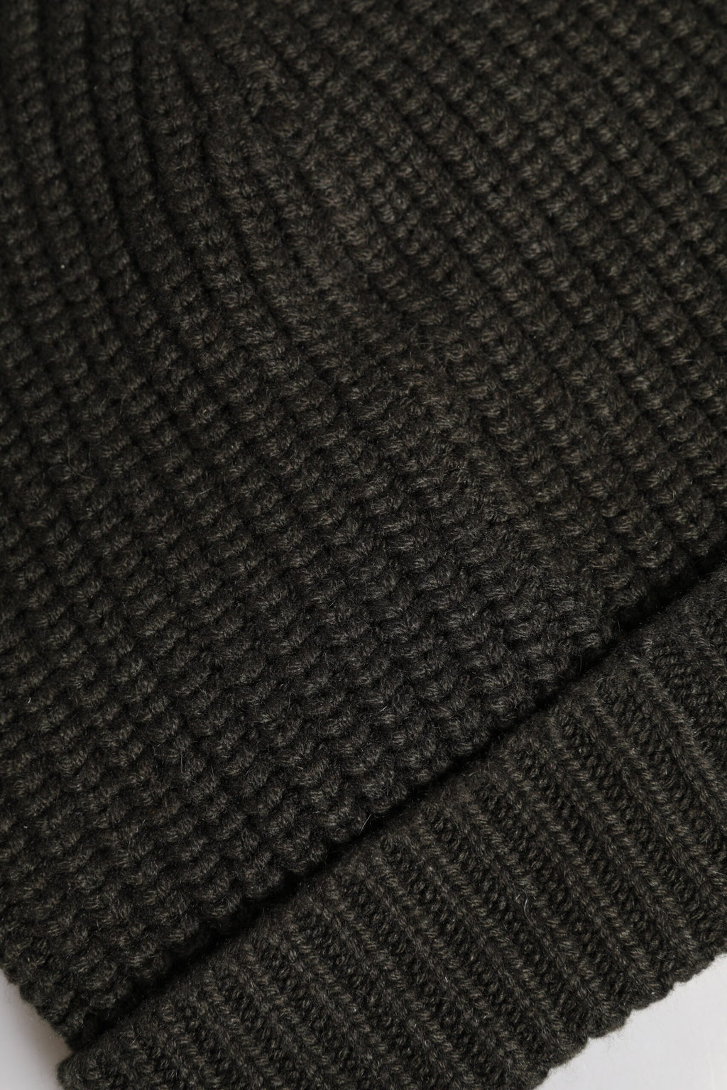 Dolce & Gabbana Dunkelgraue Kaschmir-Strickmütze Winter Beanie