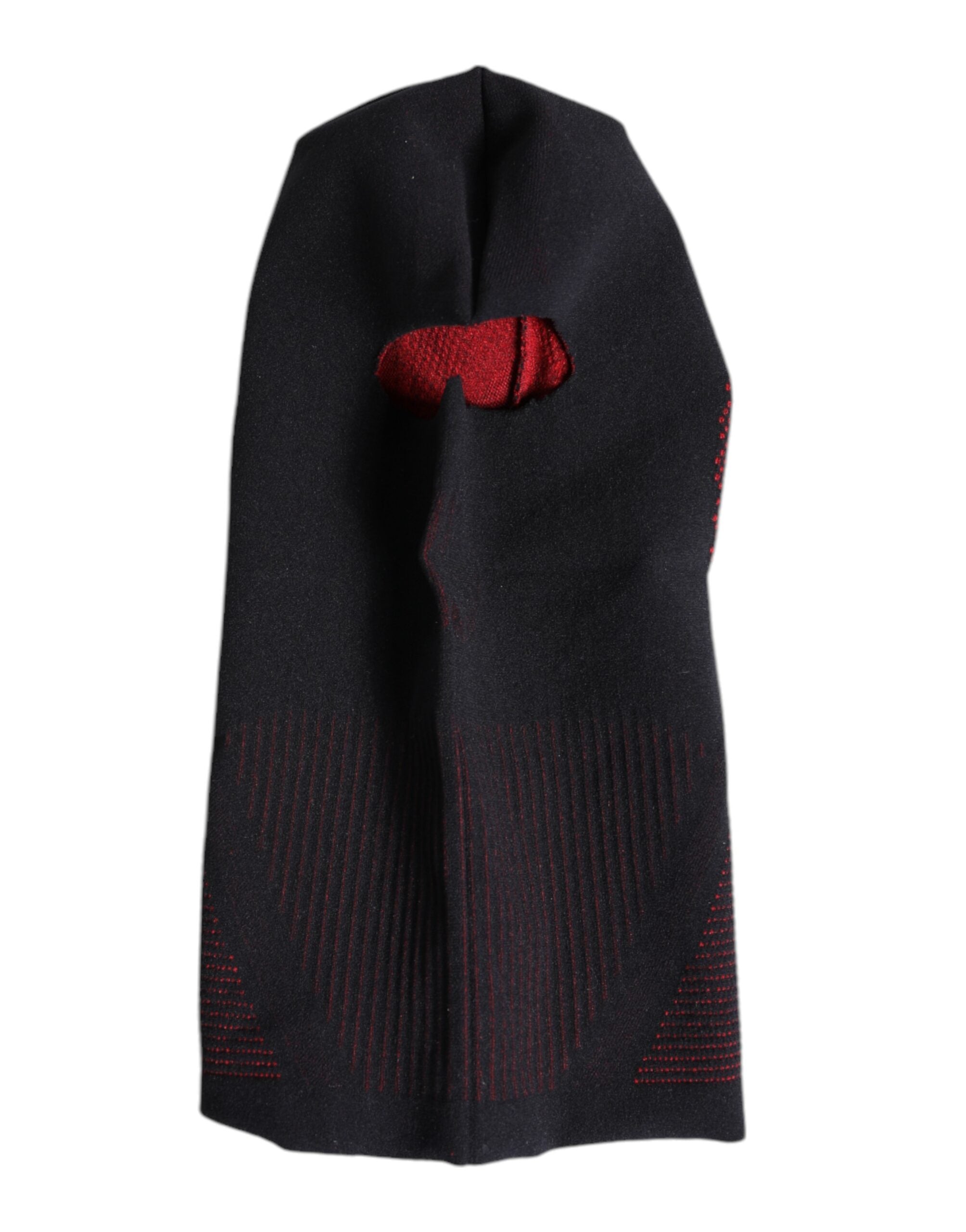 Dolce & Gabbana Schwarz Baumwolle gestrickt Skimaske Balaclava Hut