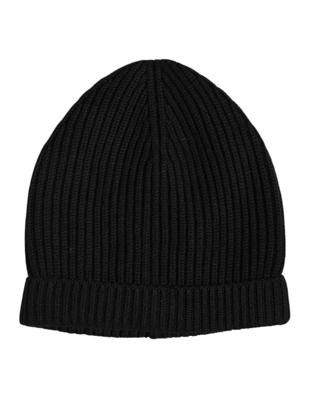 Dolce & Gabbana Schwarze Kaschmir-Strickmütze für den Winter