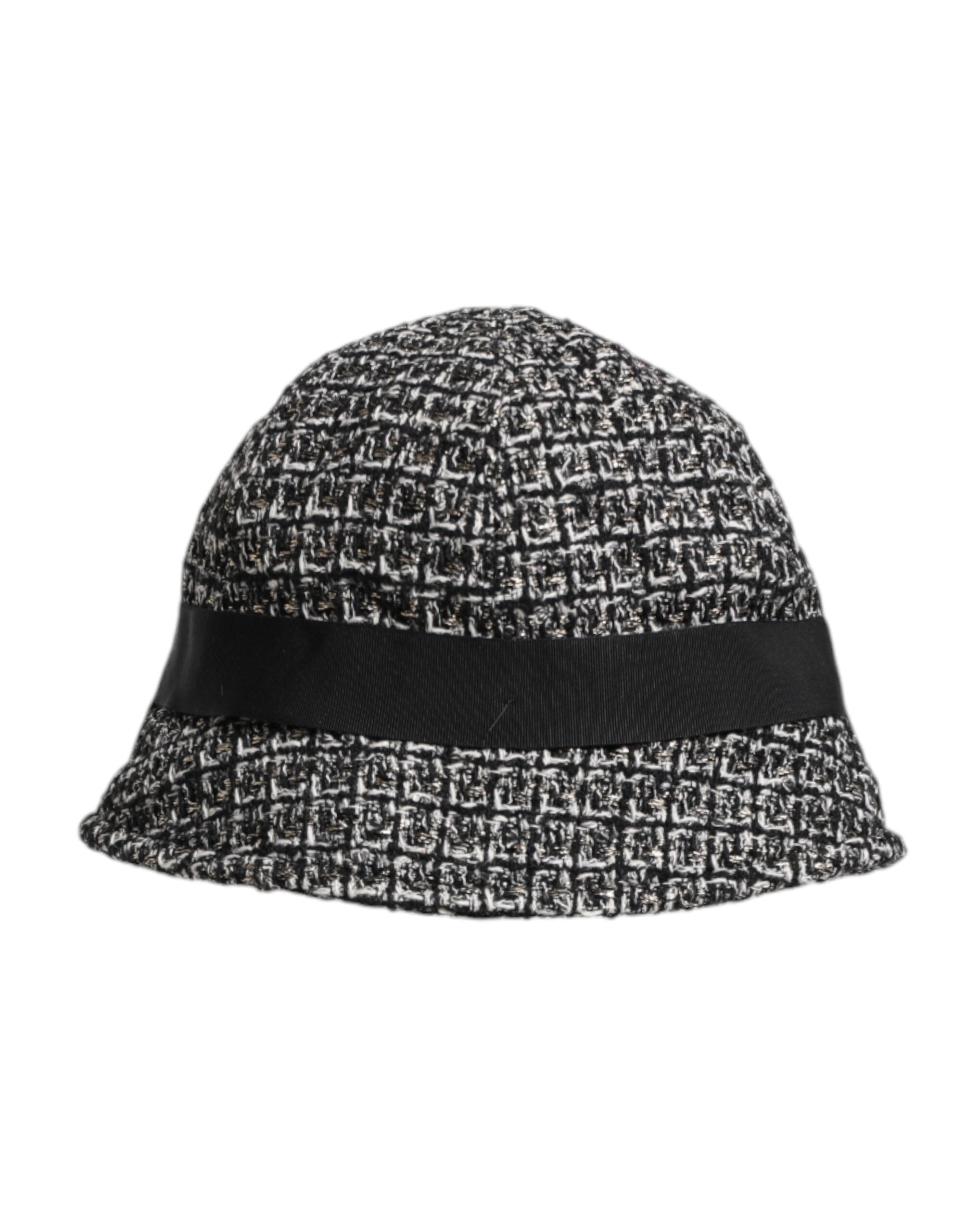 Dolce & Gabbana Schwarzer Eimerhut aus Baumwollmischung