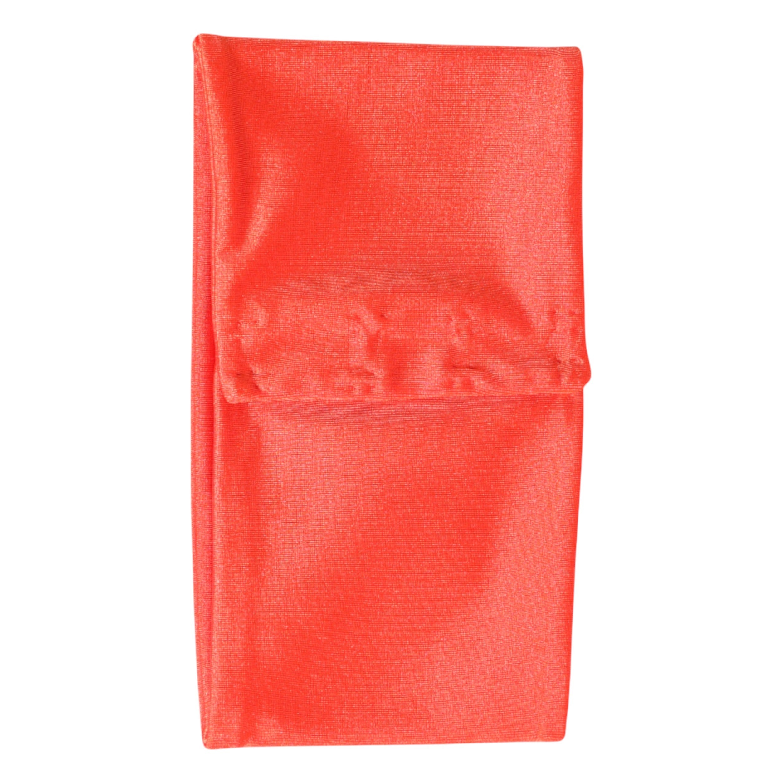 Dolce & Gabbana Orange Nylon Stretch Damen Halswärmer Schal
