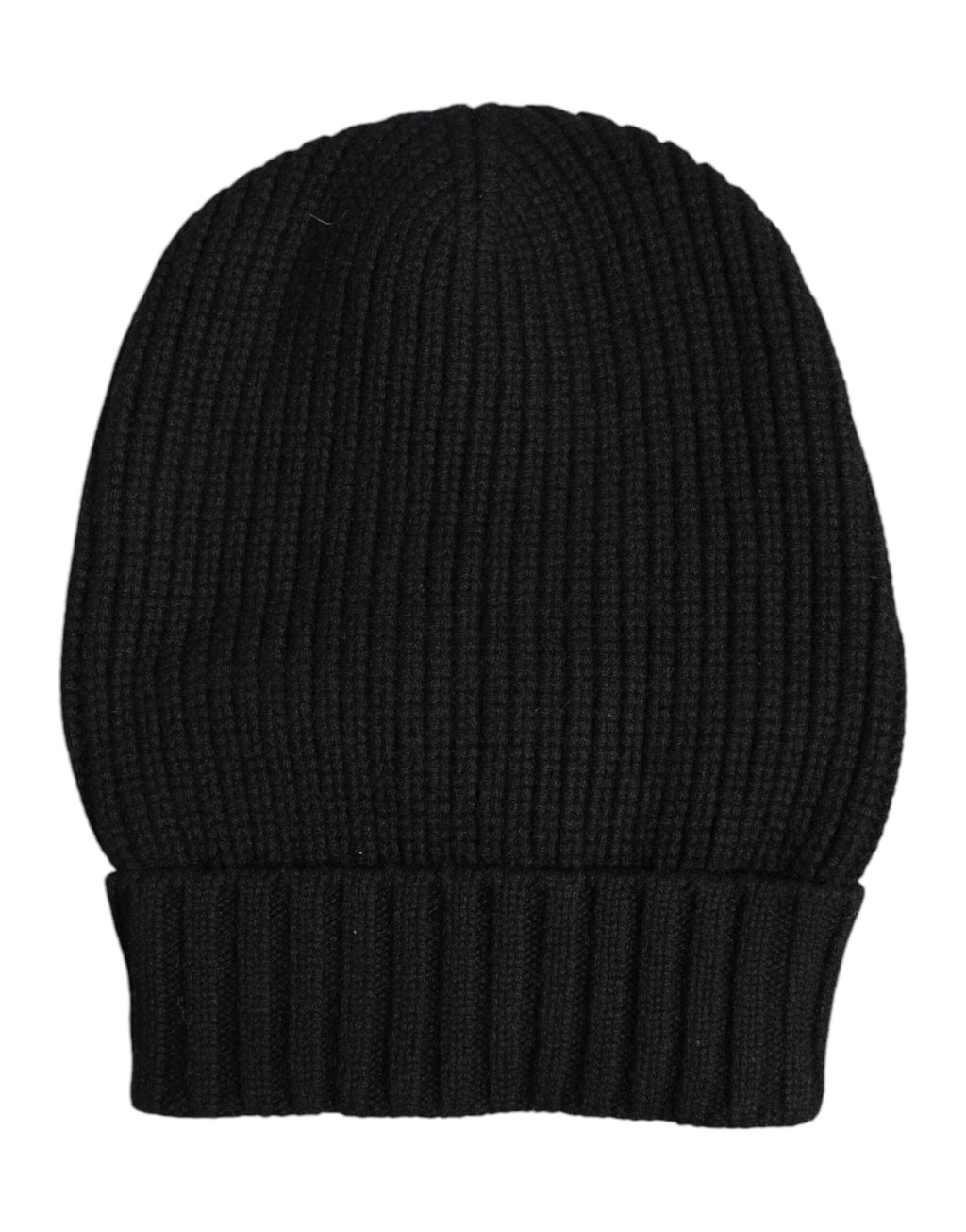 Dolce & Gabbana Schwarze Kaschmir-Strickmütze Winter Beanie