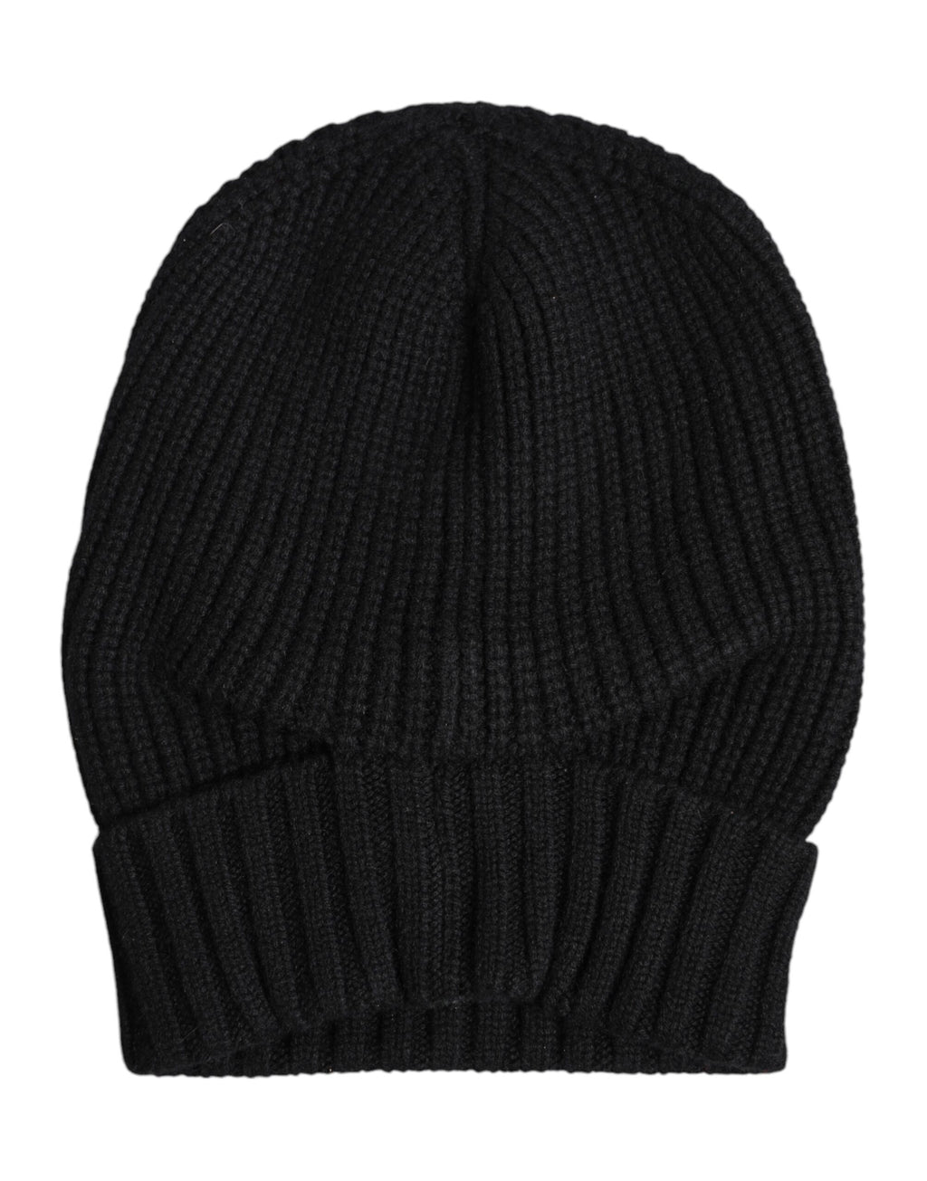Dolce & Gabbana Schwarze Kaschmir-Strickmütze Winter Beanie