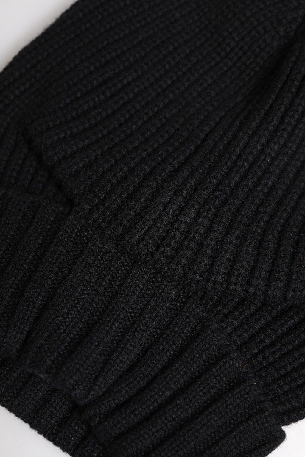 Dolce & Gabbana Schwarze Kaschmir-Strickmütze Winter Beanie