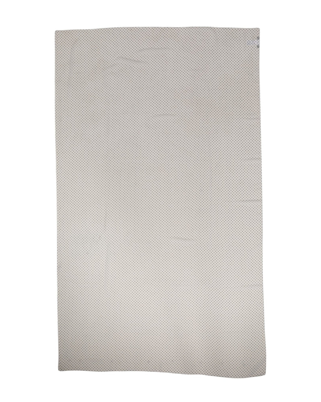 Dolce & Gabbana Weißer gepunkteter Polyester-Wickeltuch-Schal
