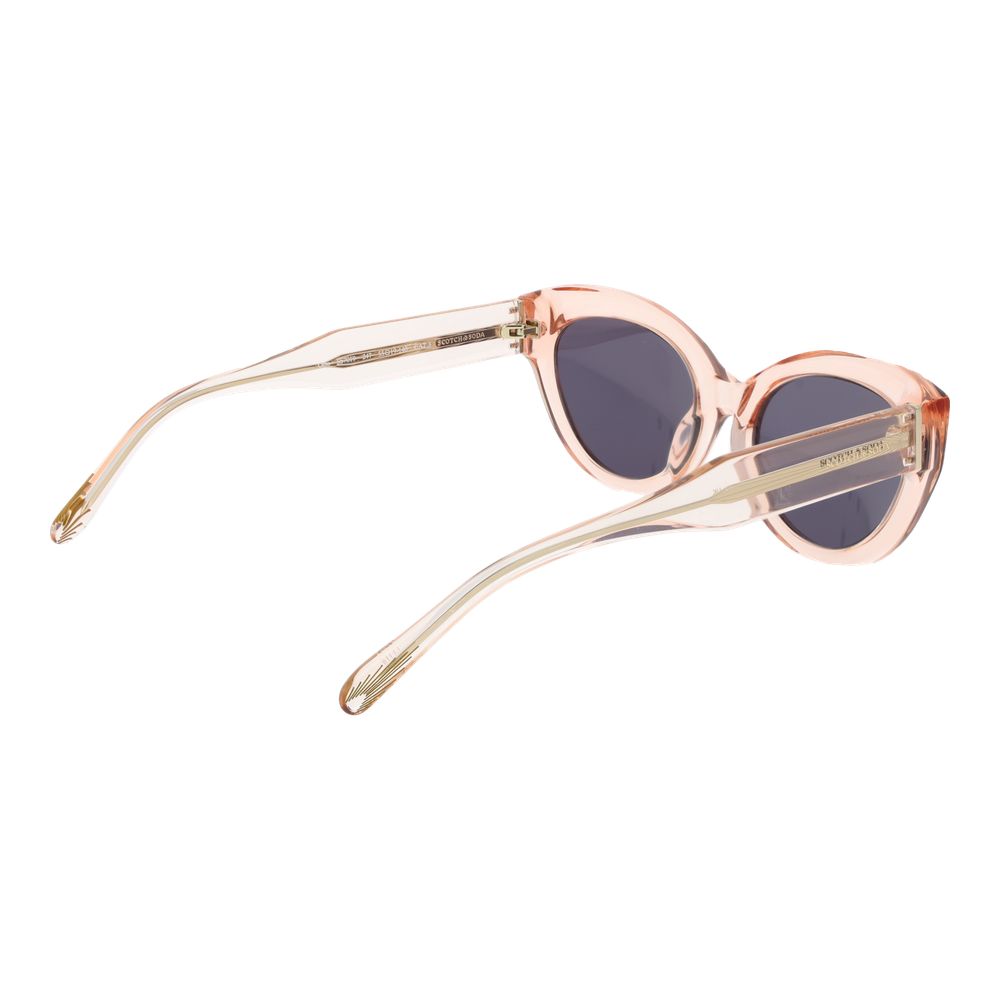 Scotch & Soda Pinke Sonnenbrille aus Acetat