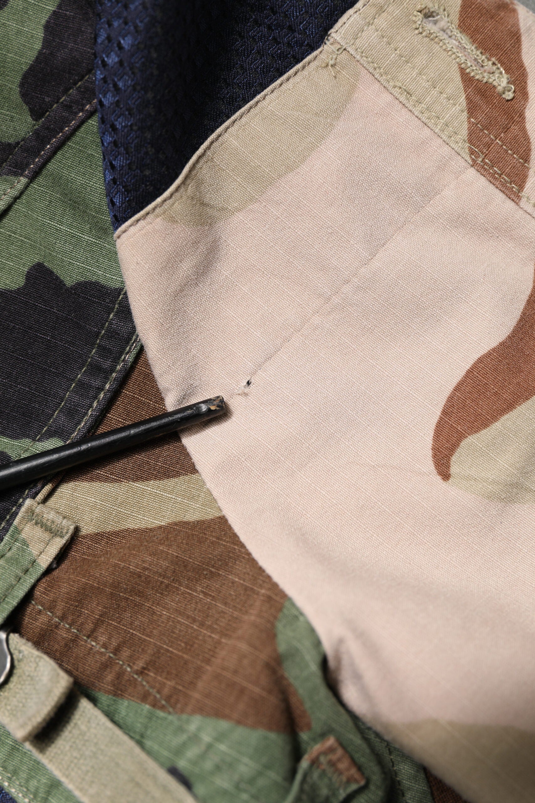 Dolce & Gabbana Multicolor Camouflage Patchwork Mantel Blazer